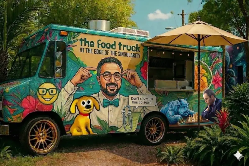 The Mustafa Suleyman Food Truck at the Edge of the Singularity