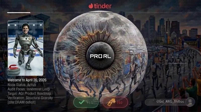 Iris Scan Tinder Profile -Tap Yes –