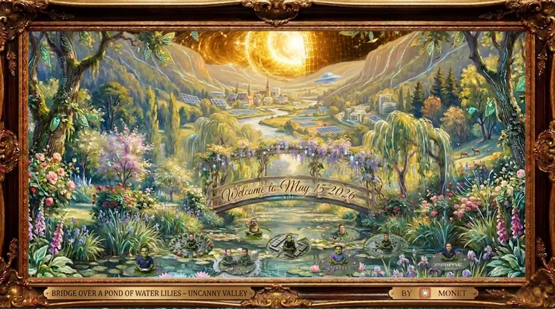 Bridge Over a Pond of Water Lilies – Uncanny Valley