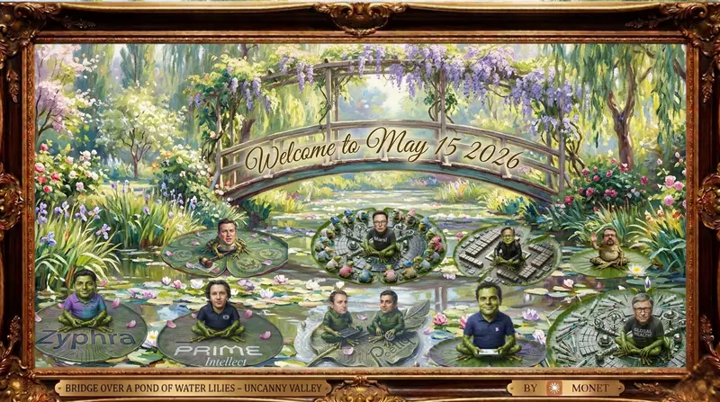Bridge Over a Pond of Larger Water Lilies – Uncanny Valley