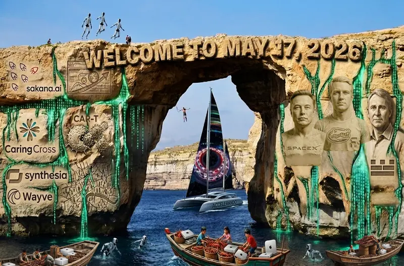 The Singularity is Leaking Through the Azure Window Cracks – Good Ship Accelerando, Malta