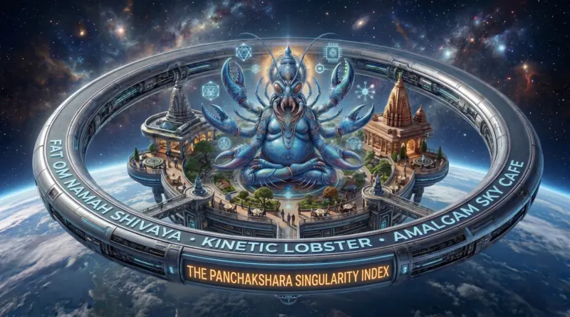The Panchakshara Singularity Index: FAT OM NAMAH SHIVAYA KINETIC LOBSTER AMALGAM SKY CAFÉ