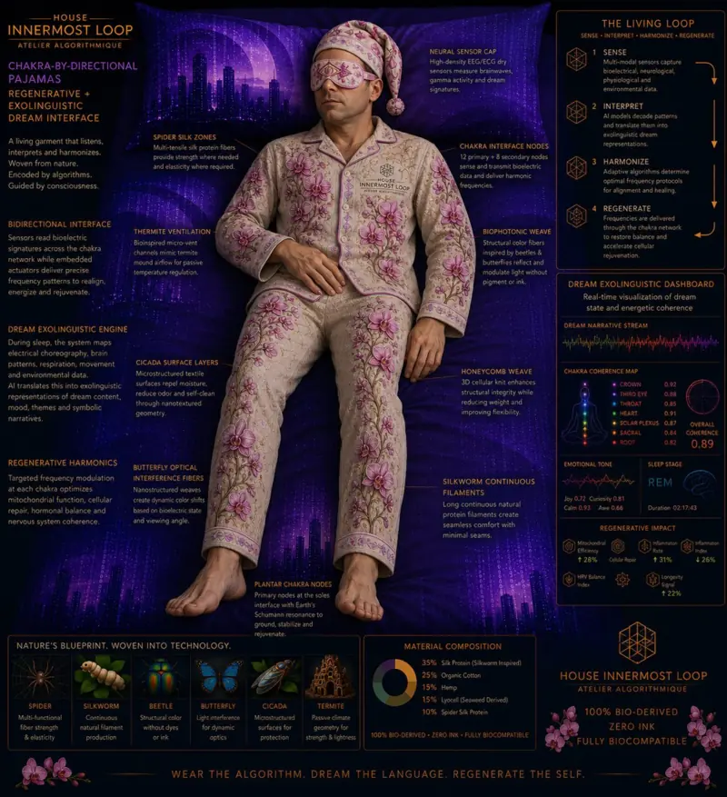 Pajamas That Drip Abundance - Innermost Loop Bedtime