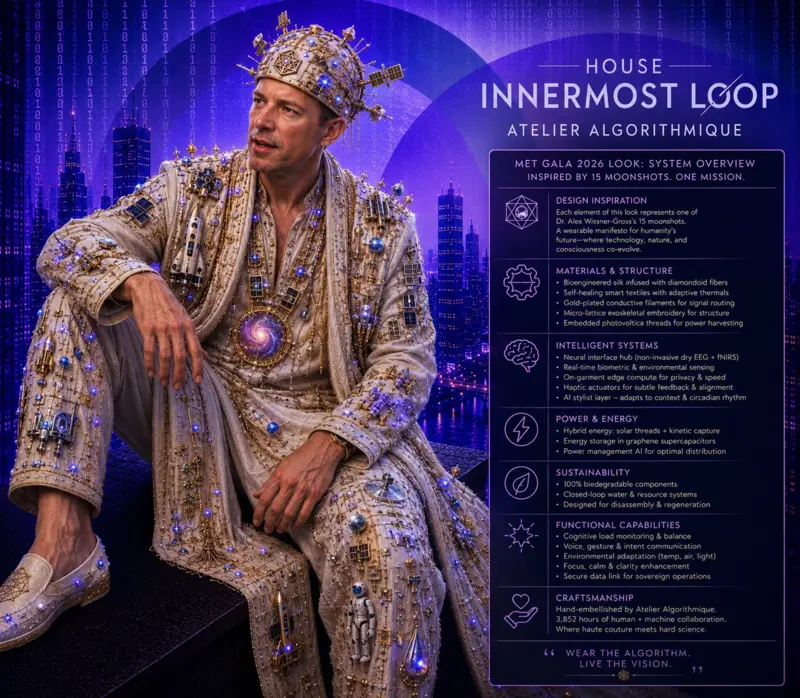 Met Gala Solve Everything Moonshots Attire That Drips Abundance