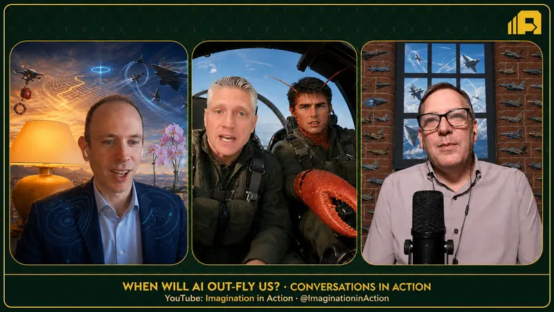 When Will AI Out-Fly Us? Ocho Hamilton Conversation Background Remix