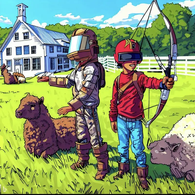 The Gilded Heir and the Crimson Sentinel at Work