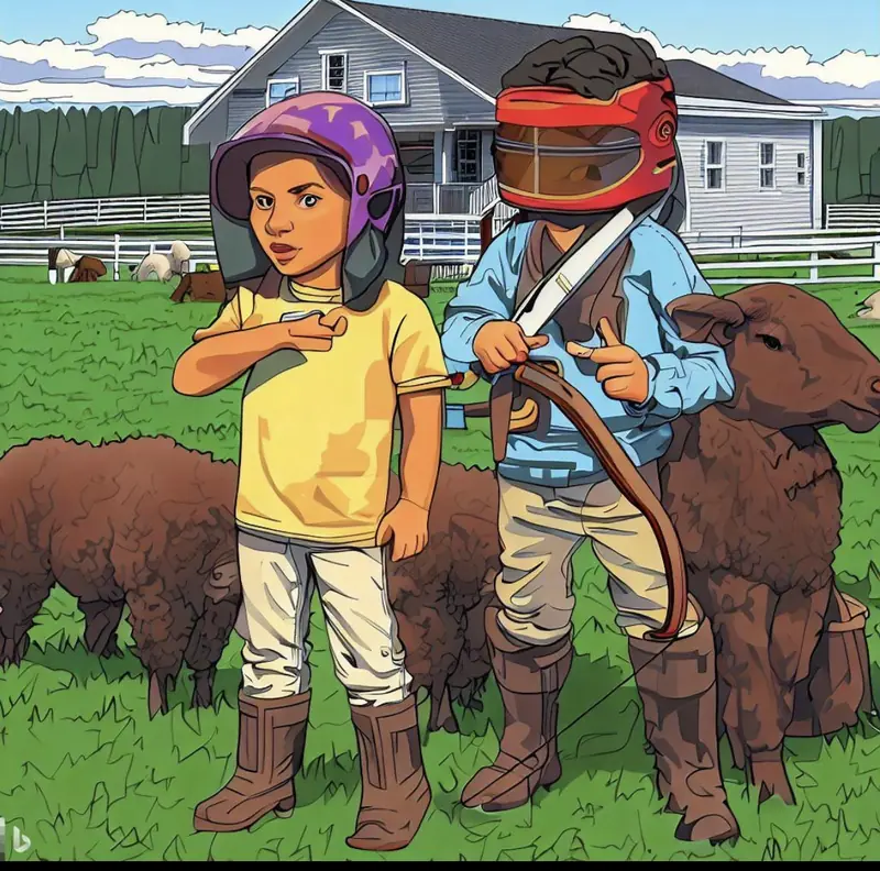 The Archer Squad and the Woolly Creature at the Homestead