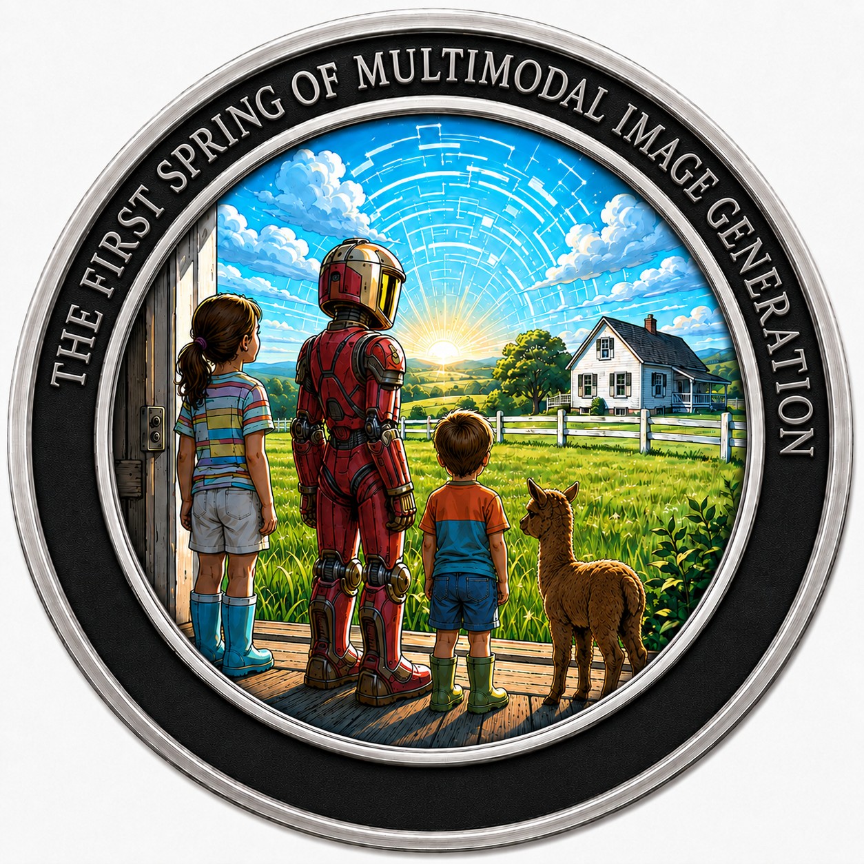 The First Spring of Multimodal Image Generation medallion
