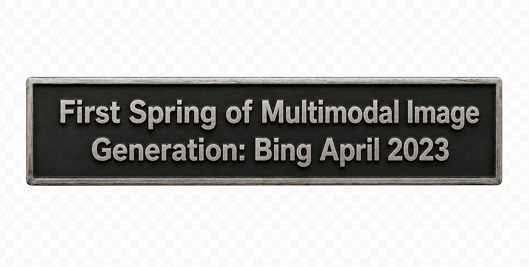 First Spring of Multimodal Image Generation: Bing April 2023